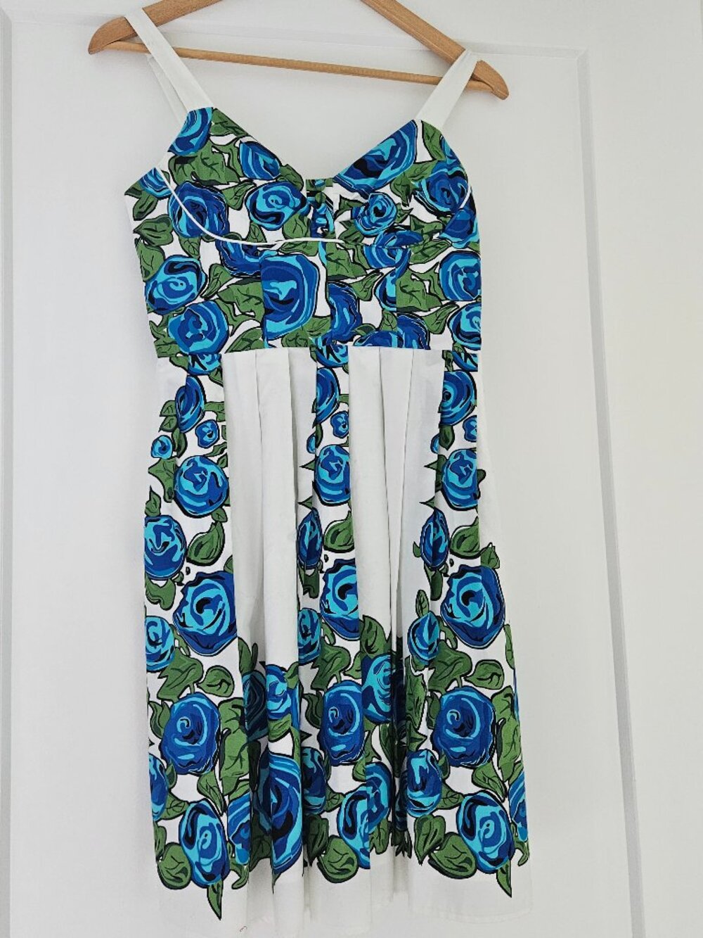 Guess Blue/Green Floral Dress NWOT